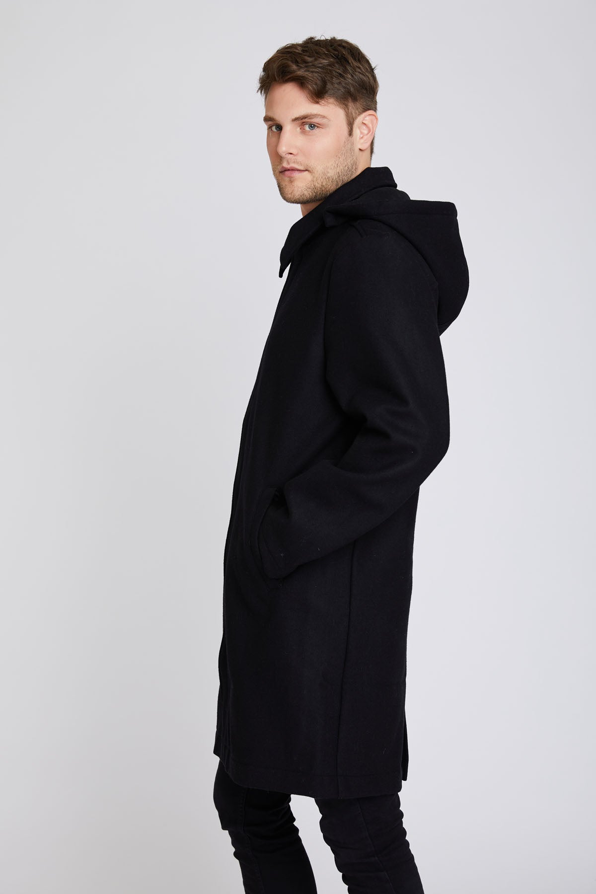 Modern Urban Waterproof Wool Coat | One Man Outerwear – Mia Melon