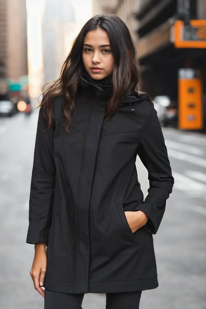 Stella Black Waterproof Insulated Coat