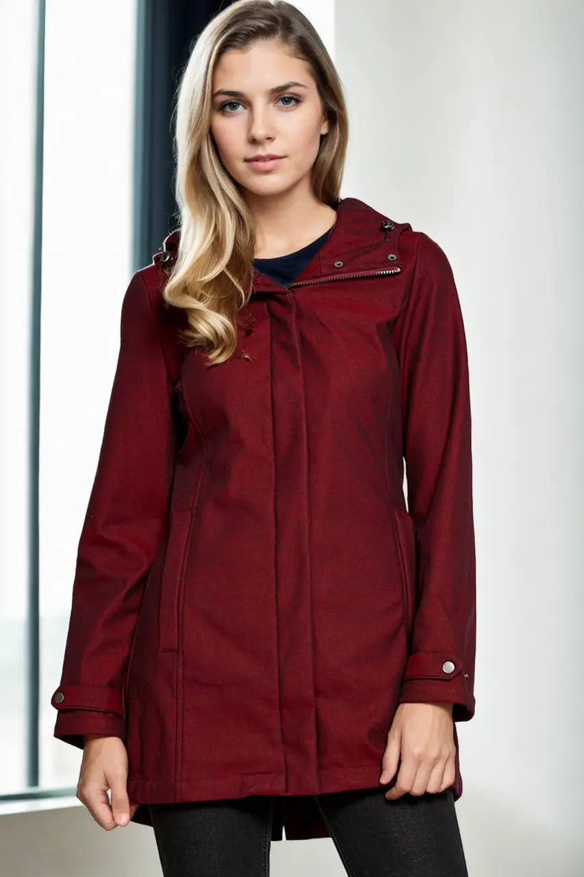 Oxblood Whitney insulated waterproof coat