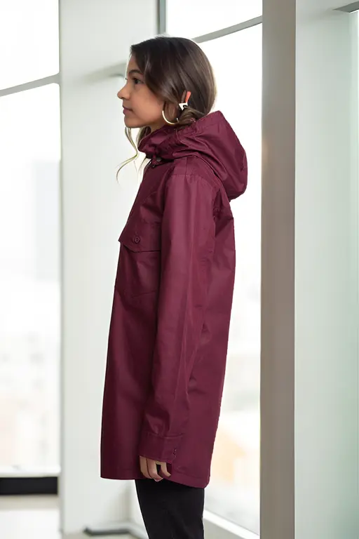 Burgundy Waterproof Ultra Lightweight  jacket