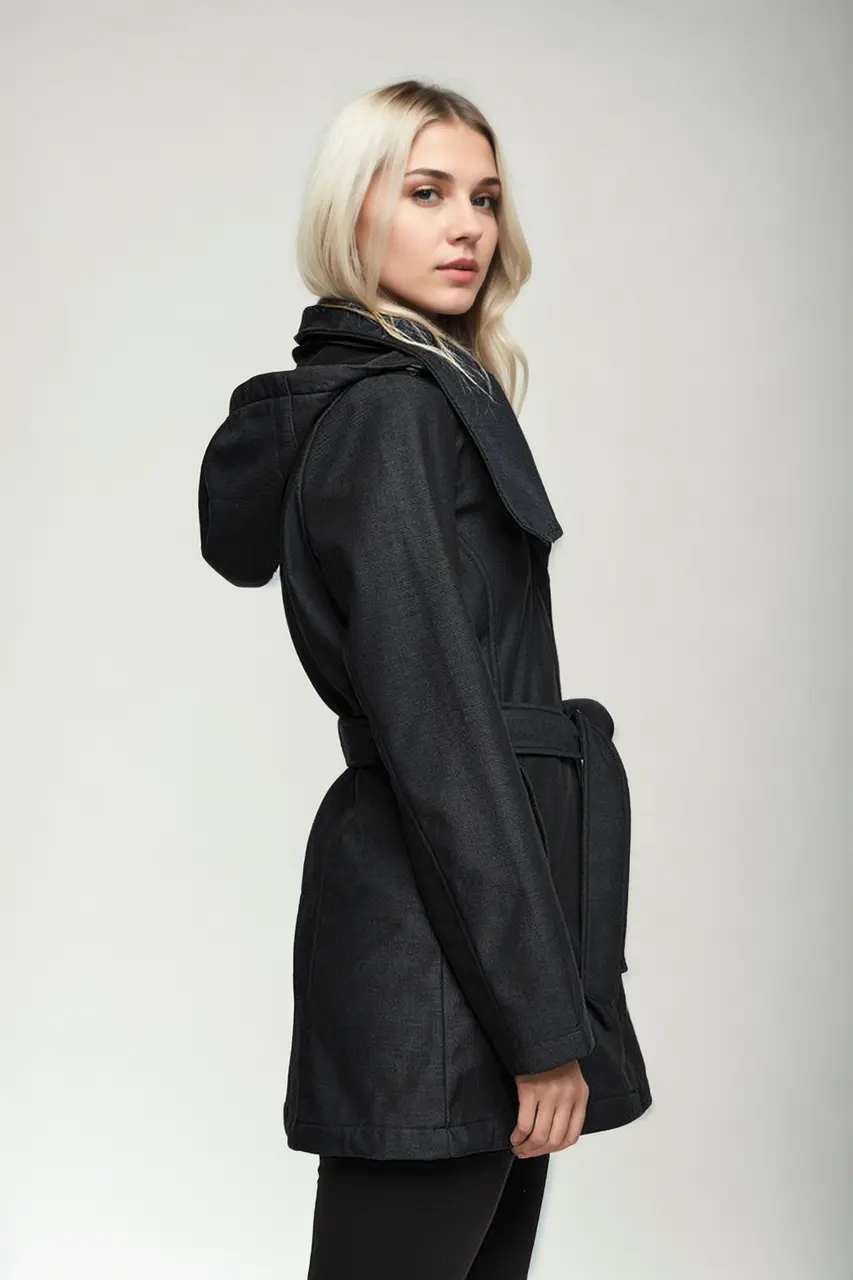 Black Everglades Rain Jacket