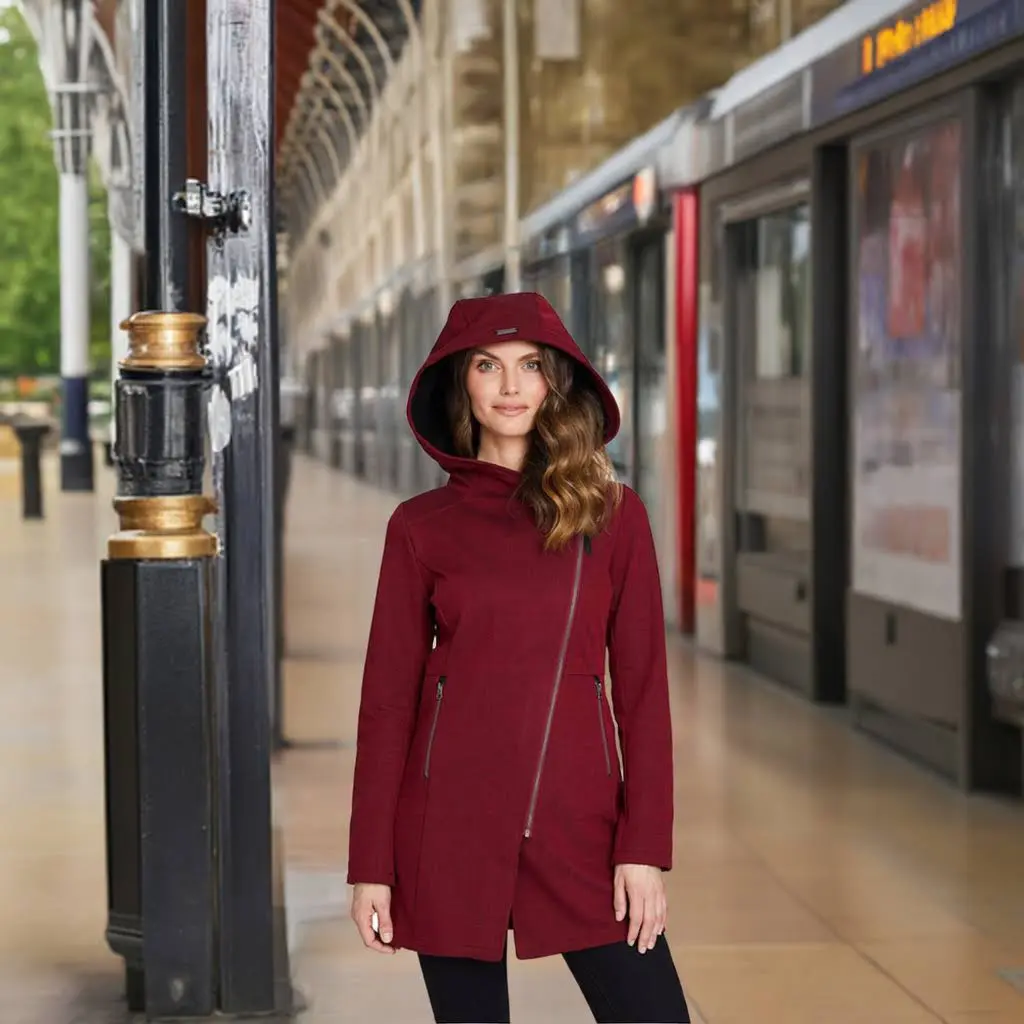 Oxblood Red Waterproof Houston Jacket