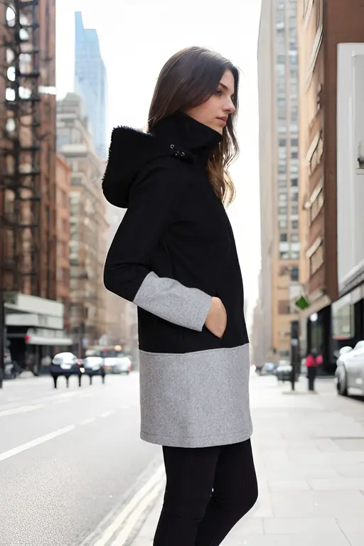 Kendra: Waterproof Women's Wool Coat, Large