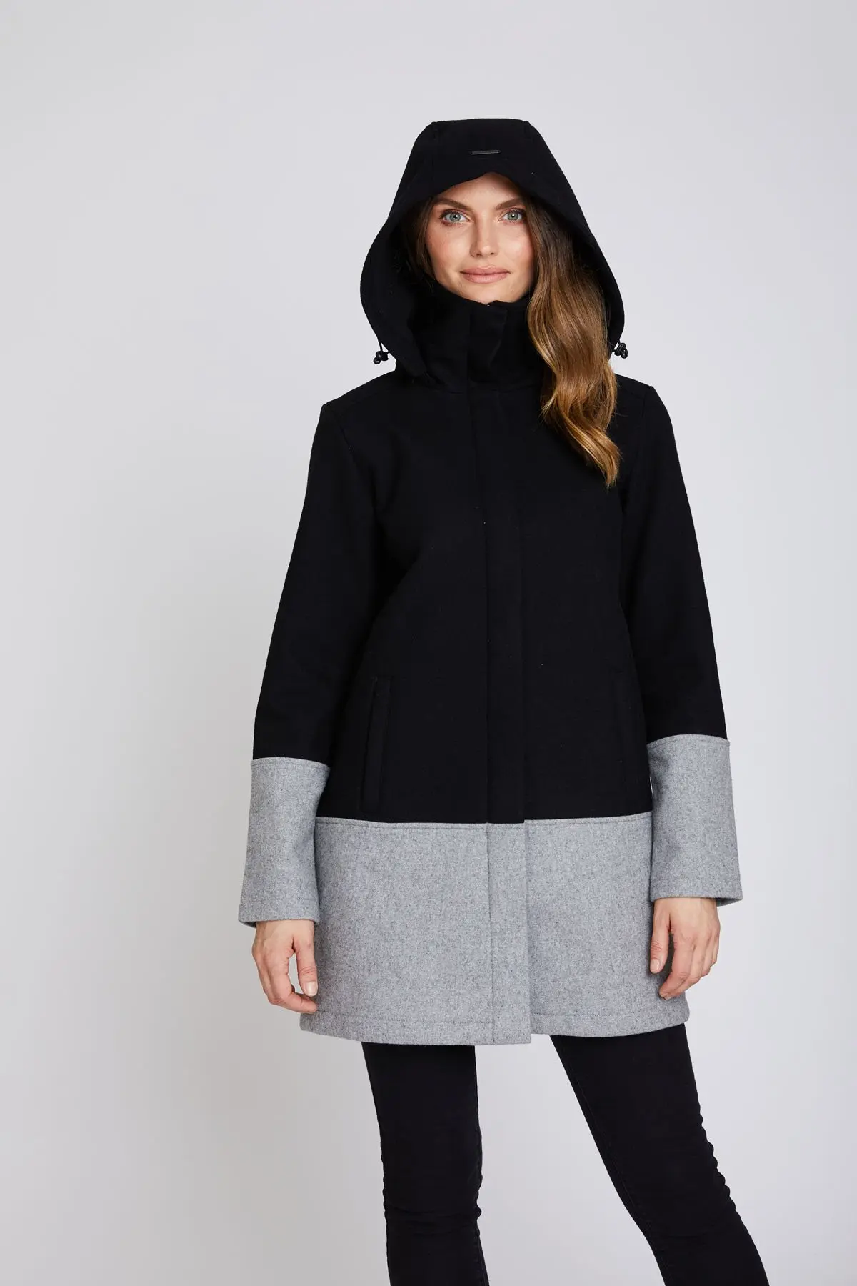 Kendra: Waterproof Women's Wool Coat, Plus