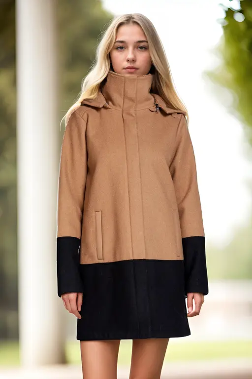Kendra: Waterproof Women's Wool Coat, Plus